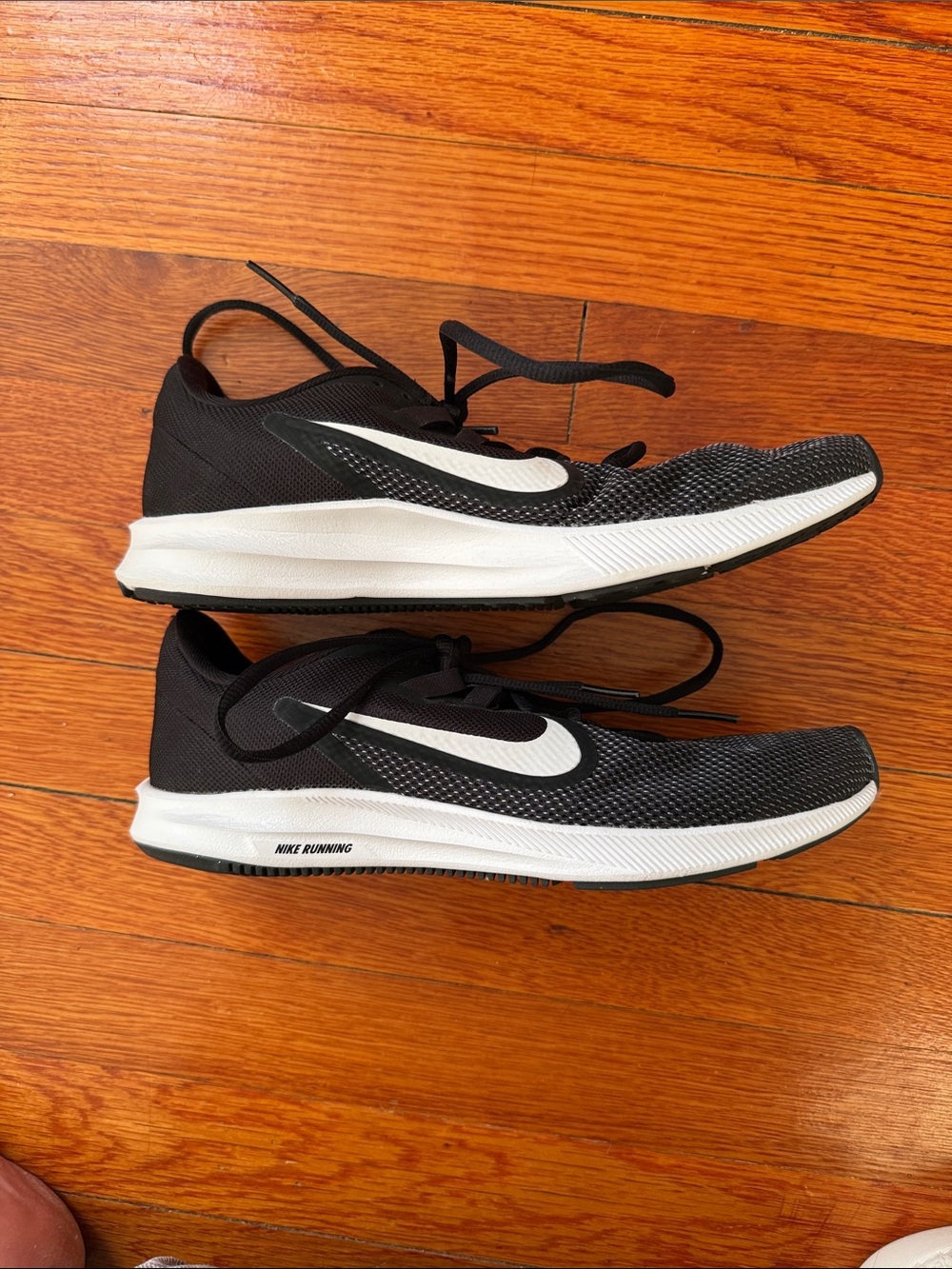 Nike Black & White Women’s Downshifter Running Sneakers